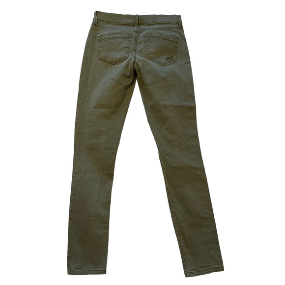 Express Mid Rise Green Legging Jeans | Women's 2 - Picture 6 of 8